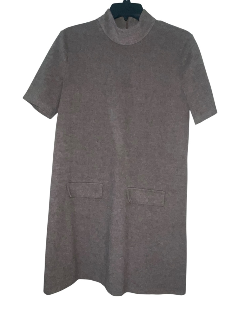 Zara mock neck pocket mini dress. Size large GUC - Picture 3 of 9